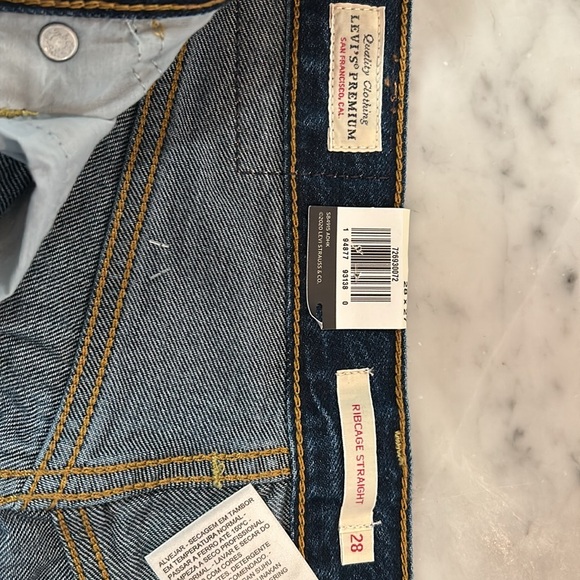 Levi’s Ribcage Straight Ankle Jeans, Sz 28x27, NWT - Picture 4 of 8